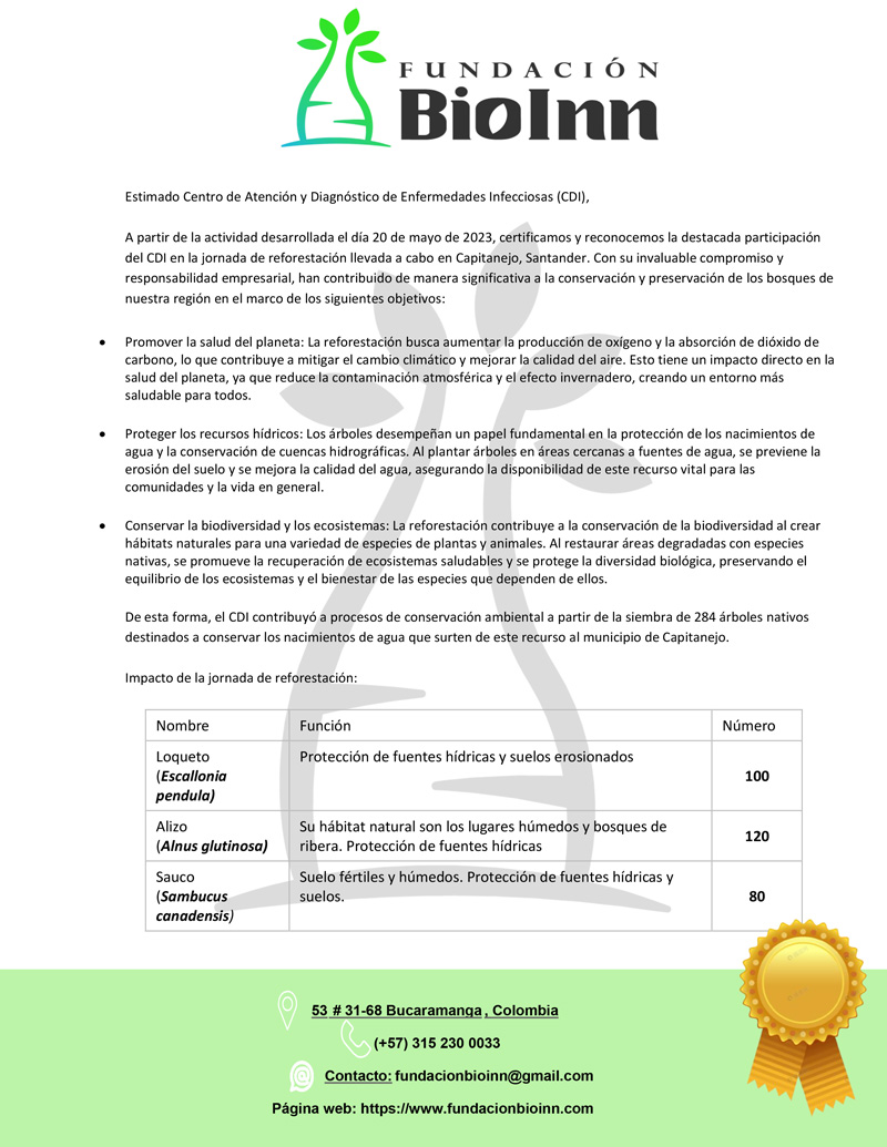 CDI comprometido con el medio ambiente